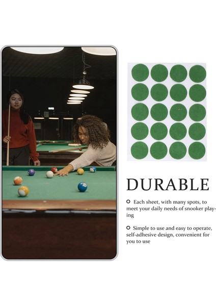 Ξ Ny Ue Zhang Bilardo Masası Işaretleme Noktaları Bilardo Pozisyon Nokta Yeşil Marker Çıkartmalar Bilardo Masası Bilardo Kullanımı Onarım Koruması Için (Yurt Dışından)