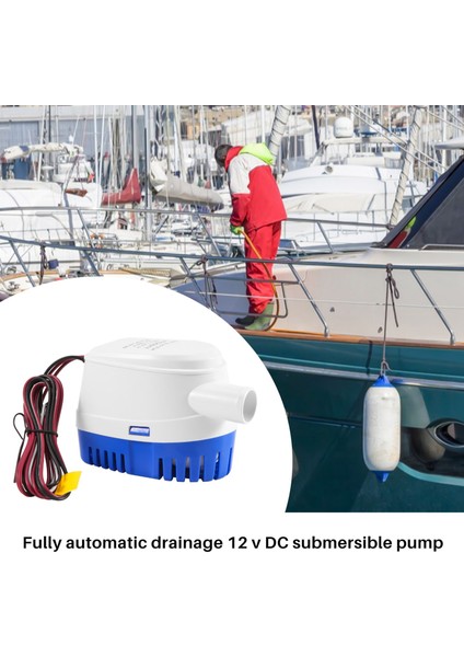 Ξ Ny Ue Zhang Şamandıralı Anahtar Çıkışlı Otomatik Dalgıç Tekne Sintine Suyu Pompası 12V Otomatik (Yurt Dışından)