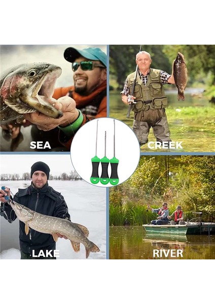 Ξ Ny Ue Zhang 3 Adet Kiti Açık Balıkçılık Yem Iğneler Arma Aracı Rig Boilie Terminalleri Teçhizat Yapımı Sazan Balıkçılık Aracı Aksesuarları (Yurt Dışından)