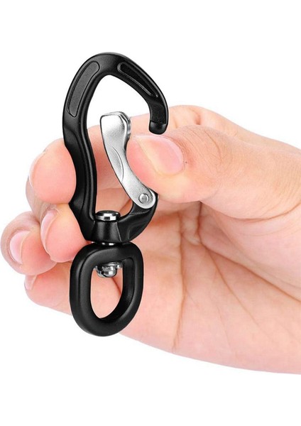 Ξ Ny Ue Zhang 2x 360 ° Döner Döner Karabina Klipsi, Açık Kamp Yürüyüş Için Çok Fonksiyonlu Alüminyum Alaşımlı Karabina D Toka (Yurt Dışından) fırsatları