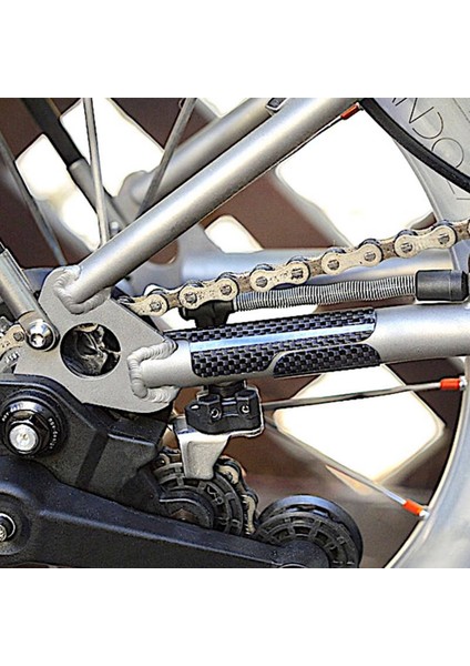 Ξ Ny Ue Zhang 2x Karbon Bisiklet Zinciri E Kanca Koruyucu Bisiklet Arka Üç Köşeli Çerçeve Koruma Pedi 3 Sıxty Zincir Kalma Parçası (Yurt Dışından) modelleri