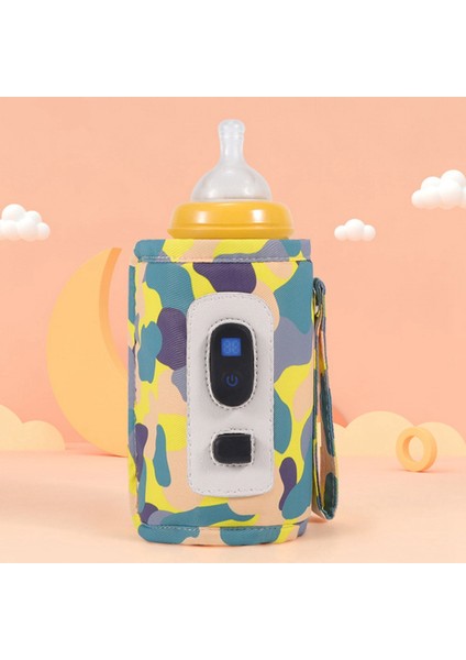 Evrensel USB Süt Isıtıcı Seyahat Arabası Yalıtımlı Çanta Dijital Ekran Bebek Biberon Isıtıcı - Kamuflaj Sarı (Yurt Dışından) indirimleri
