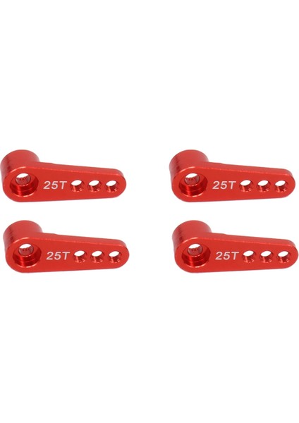 Ξ Ny Ue Zhang Redcat Axial Için 4 Adet 25T Direksiyon Servo Kol Kitleri Metal Parçalar (Yurt Dışından)