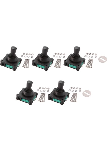 Ξ Ny Ue Zhang 5x Joystick Anahtarı Ac 240 V 5A 4no 4nc Anlık 2.5mm Sabitleme Konu Joystick Anahtarı (Yurt Dışından)