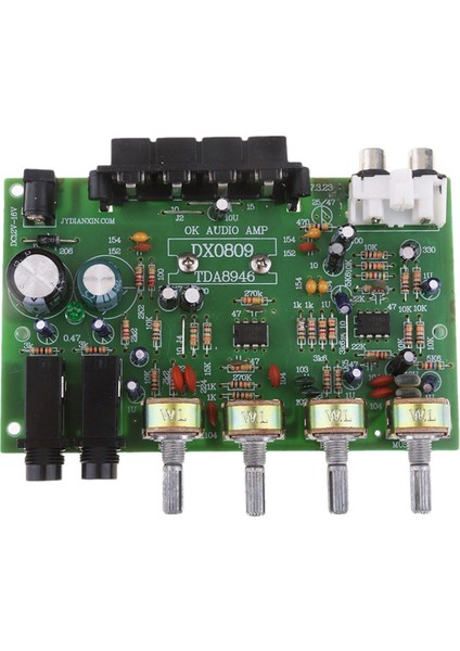 Ξ Ny Ue Zhang 2x DX0809 Iki Kanallı Güç Amplifikatörü Kartı 60W Hi-Fi Stereo Ses Güç Amplifikatörü Ses Tonu Kontrol Kartı Kiti (Yurt Dışından)