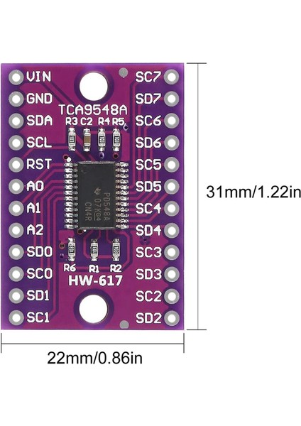 Ξ Ny Ue Zhang 20 Adet TCA9548A I2C Iıc Çoklayıcı Kesme Devre Kartı Modülü 8 Kanal Genişleme Geliştirme Kurulu Ardu Ino Için (Yurt Dışından)