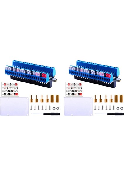 Ξ Ny Ue Zhang 2x Mini Terminal Kesme Kartı Gpıo Genişletme Kartı Kesme Kartı Için 4b/3b+/3b/2b/1b+/sıfır/sıfır W (Yurt Dışından)