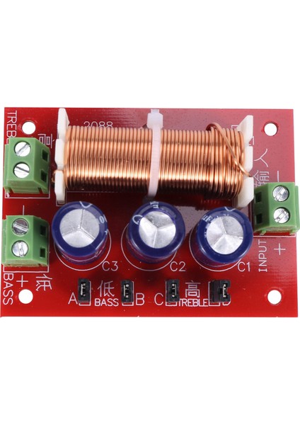 Ξ Ny Ue Zhang 12 Adet 400 W Hoparlör Crossover 2 Yollu Ses Ayarı Tweeter Bas Hoparlörler Filtre Frekans Bölücü 2-16OHM (Yurt Dışından)