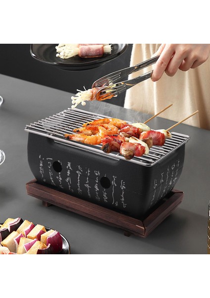 Ξ Ny Ue Zhang Japon Kore Barbekü Izgara Fırın Alüminyum Alaşımlı Kömür Izgara Taşınabilir Parti Aksesuarları Ev Barbekü Araçları (Yurt Dışından)