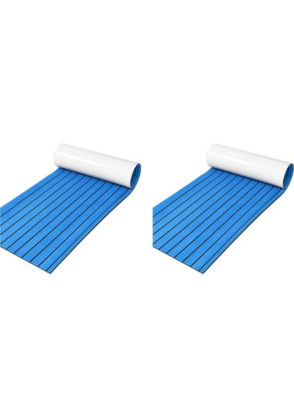 Ξ Ny Ue Zhang 2x Köpük Tik Zemin Kaplaması Eva Köpük Deniz Döşeme Sahte Tekne Zemin Kaplaması Levha Aksesuarları Deniz Mavisi 450X2400MM (Yurt Dışından)