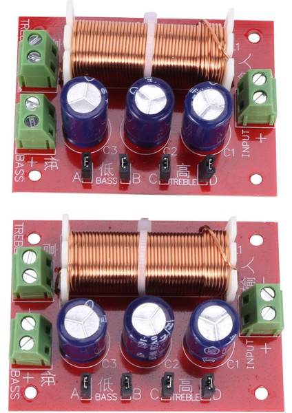 Ξ Ny Ue Zhang 4 Adet 400 W Hoparlör Crossover 2 Yollu Ses Ayarı Tweeter Bas Hoparlörler Filtre Frekans Bölücü 2-16OHM (Yurt Dışından)