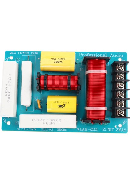 Ξ Ny Ue Zhang 10 Inç Hoparlör Için 5x 200W Hoparlör Geçişi 2 Yollu Yüksek-Düşük 8 Ohm Frekans Bölücü (Yurt Dışından)