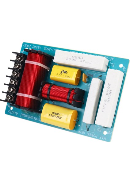 Ξ Ny Ue Zhang 10 Inç Hoparlör Için 5x 200W Hoparlör Geçişi 2 Yollu Yüksek-Düşük 8 Ohm Frekans Bölücü (Yurt Dışından)