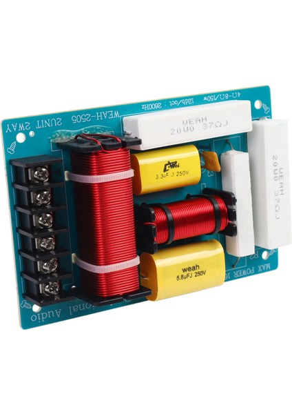 Ξ Ny Ue Zhang 10 Inç Hoparlör Için 5x 200W Hoparlör Geçişi 2 Yollu Yüksek-Düşük 8 Ohm Frekans Bölücü (Yurt Dışından)