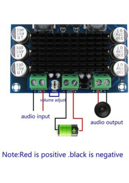 Ξ Ny Ue Zhang 2x XH-M542 Dc 12-26V 100W TPA3116DA Mono Kanal Dijital Güç Ses Amplifikatörü TPA3116D2 Kartı (Yurt Dışından)