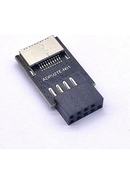 Ξ Ny Ue Zhang 2x Anakart Usb2.0 9pin To Type-C A-Key Ön Konnektör Dönüştürücü Usb3.2 Type-E Arayüzü Başlık Genişletici Kart (Yurt Dışından)