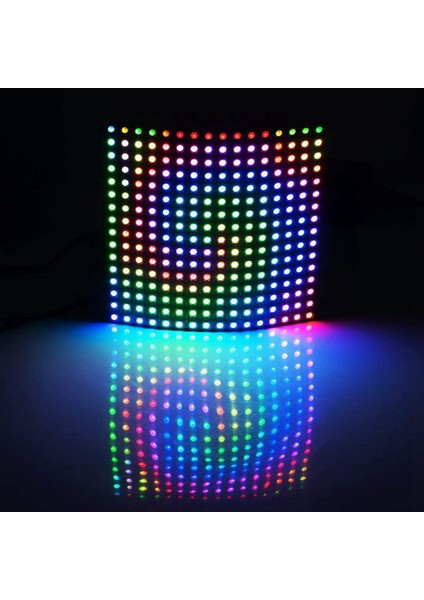 Ξ Ny Ue Zhang 2x WS2812B LED Rgb Esnek Piksel Panel 16X16 Bireysel Adreslenebilir Panel Işığı LED Modül Ekranı (Yurt Dışından)