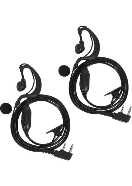 Ξ Ny Ue Zhang Radyo Siyahı Için 2x Güvenlik Kulak Askısı Kulaklık Kulaklık Kulaklık (Yurt Dışından)