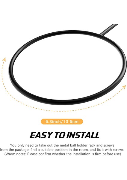 Ξ Ny Ue Zhang Paket Duvara Montaj Topu Ekran Topu Depolama Topu Raf Topu Tutucu Basketbol Futbol Voleybol Futbol (Yurt Dışından) modelleri