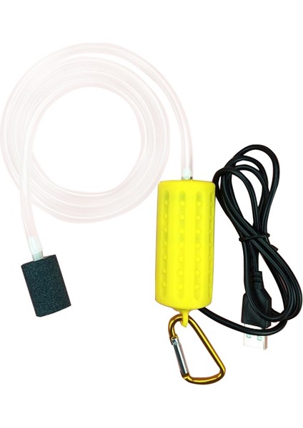 Ξ Ny Ue Zhang Takım USB Mini Havalandırma Pompası Hava Pompası Akvaryum Havalandırıcı Ultra Sessiz Mini Balık Tankı Balıkçılığa Gitmek Oksijen Pompası-Yeşil ve Sarı (Yurt Dışından) fırsatları