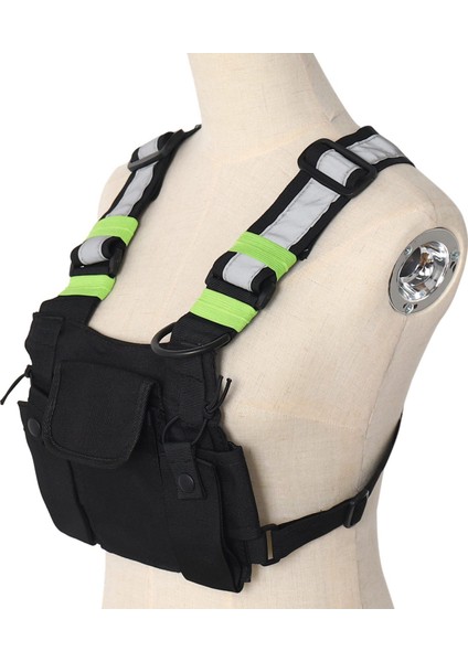 Ξ Ny Ue Zhang 3x Radyolar Cep Radyo Göğüs Koşum Göğüs Ön Paketi Kılıfı Için 2 Yönlü Radyo Walkie Talkie Uv-5r Siyah + Yeşil (Yurt Dışından) fırsatları