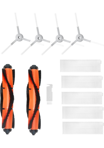 G1 Mjstg1 SKV4136GL Elektrikli Süpürge Robotu Yedek Yedek Parça Ana Fırça Yan Fırça Hepa Filtre (Yurt Dışından)