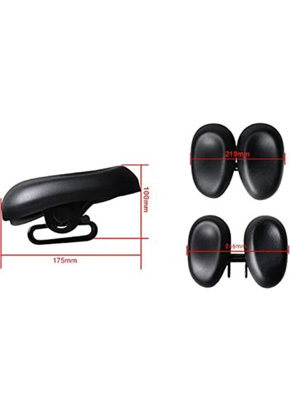 Ξ Ny Ue Zhang Yeni Noseless Bisiklet Selesi Rahat Bisiklet Selesi Erkekler Kadınlar Için Ergonomik Yumuşak Çift Ped Eyer Yastık (Yurt Dışından) indirimleri