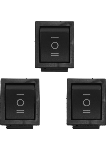 Ξ Ny Ue Zhang 3x 6-Terminaller 3 Pozisyon Açık/kapalı/açık Dpdt Tekne Rocker Anahtarı 16A 250VAC 20A 125VAC (Yurt Dışından)