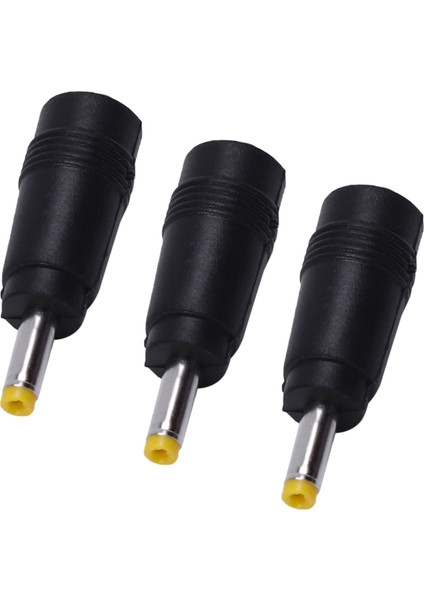 Ξ Ny Ue Zhang 3x Sarı Uç 4.0x1.7 mm Erkek Fiş 5.5x2.1mm Dişi Jack Dc Güç Konektörü Siyah (Yurt Dışından) fiyatları