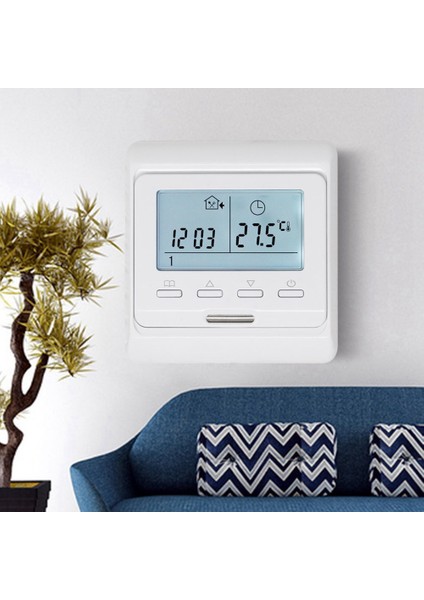Ξ Ny Ue Zhang 2x 16A 230 V LCD Programlanabilir Sıcak Yerden Isıtma Oda Termostatı Termoregülatör Sıcaklık Kontrol Cihazı Manuel Mekanik (Yurt Dışından)