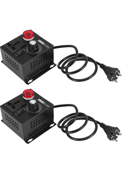 Ξ Ny Ue Zhang 2x AC220V 4000W Scr Elektronik Voltaj Regülatörü Sıcaklık Motor Fan Hız Kontrol Dimmer Elektrikli Alet, Ab Tak (Yurt Dışından)