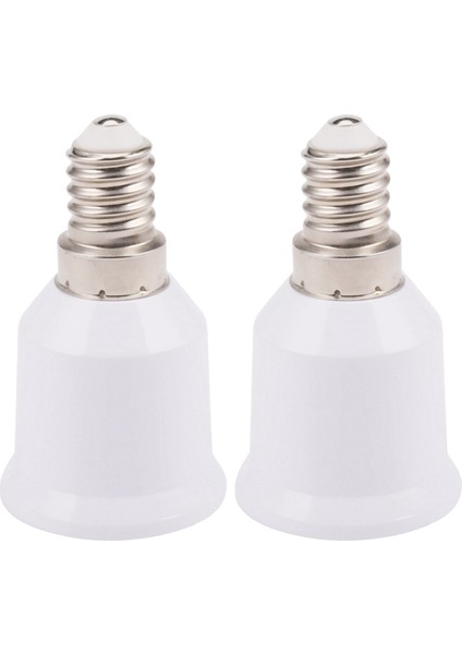 Ξ Ny Ue Zhang 2x E14 - E26 E27 Adaptör Soketi E14 - Orta Soket E26 E27 Dönüştürücü Ampul Tabanı Adaptör Dönüştürücü (Yurt Dışından)
