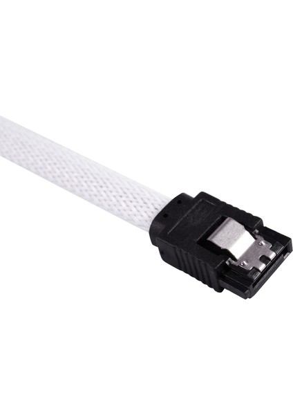 Ξ Ny Ue Zhang 2x 50CM Sata 3.0 Iıı Sata3 7pin Veri Kablosu 6 Gb/s SSD Kabloları HDD Sabit Disk Veri Kablosu (Beyaz) (Yurt Dışından)