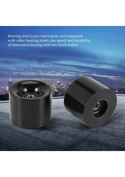 Ξ Ny Ue Zhang 4'lü 60MM Kaykay Tekerleği Paketi + Abec-9 Rulman Çeliği ve Ara Parçalar Kruvazör Tekerlekleri (Yurt Dışından) indirimleri