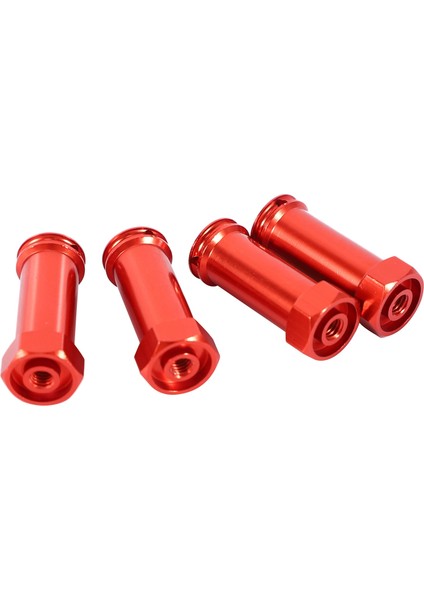 Ξ Ny Ue Zhang 12MM Alüminyum Jant Hex Adaptörleri Uzun 29MM Uzatma Rc Araba Dönüşüm Parçaları 1/12 12428 12423 Kırmızı (Yurt Dışından) fırsatları