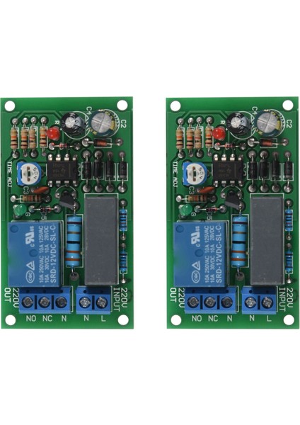Ξ Ny Ue Zhang 2x 220V Röle Kartı, Güç Açma, Zaman Geciktirme, Devre Modülü, Koridor Anahtarı, Merdiven Lambası, D1B5 (Yurt Dışından) fiyatları