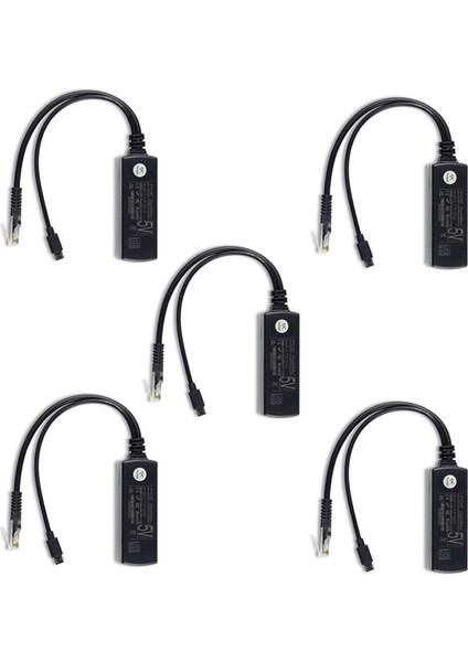 Ξ Ny Ue Zhang 5x Poe Güç Kaynağı Modülü Standart Izole Bölücü 48V Ila 5V2.4A USB Arabirim Bölücü (Yurt Dışından)