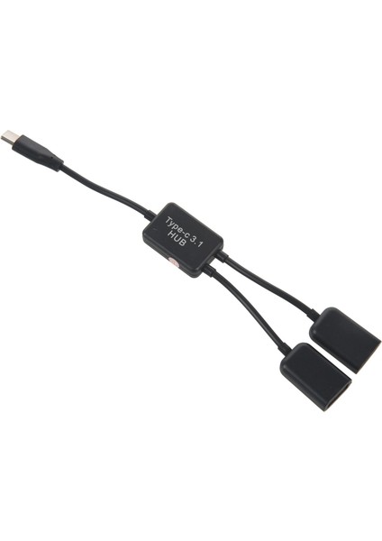 Ξ Ny Ue Zhang 3x Tip C Otg USB 3.1 Erkek - Çift 2.0 Dişi Otg Şarj 2 Bağlantı Noktalı Hub Kablo Y Bölücü (Yurt Dışından)