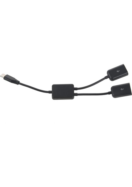 Ξ Ny Ue Zhang 3x Tip C Otg USB 3.1 Erkek - Çift 2.0 Dişi Otg Şarj 2 Bağlantı Noktalı Hub Kablo Y Bölücü (Yurt Dışından)