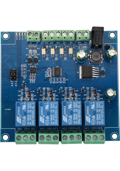 Ξ Ny Ue Zhang 2x Modbus Rtu 4 Kanal Röle Modülü Girişi 485 Ttl Uart Haberleşme 4 Kanal Girişi 7-24V Röle Modülü (Yurt Dışından)