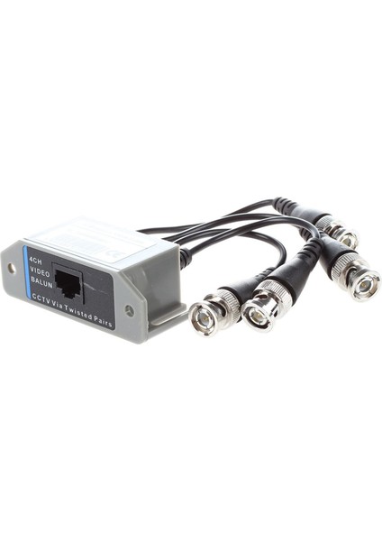 Ξ Ny Ue Zhang Cctv/gözetim Kamerası Için 2x 4 Kanallı Video Balun Bnc Utp Cat5 Verici (Yurt Dışından)