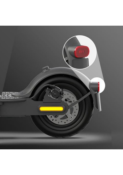 Ξ Ny Ue Zhang Yükseltilmiş M365 Pro Pro 2 1s Için Işık Kiti ile 1 Takım Elektrikli Scooter Kiti Scooter Arka Çamurluk (Yurt Dışından)