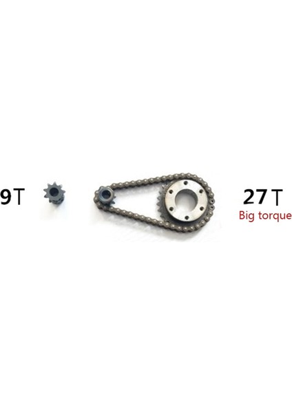 Ξ Ny Ue Zhang Dıy Elektrikli Kaykay Dişli Tekerlekler Kiti 04C 2 Puan Zincir Tekerlek Dişli 27 Dişli Elektrikli Diy Tekerlekler, 9X27 G 8mm D (Yurt Dışından)