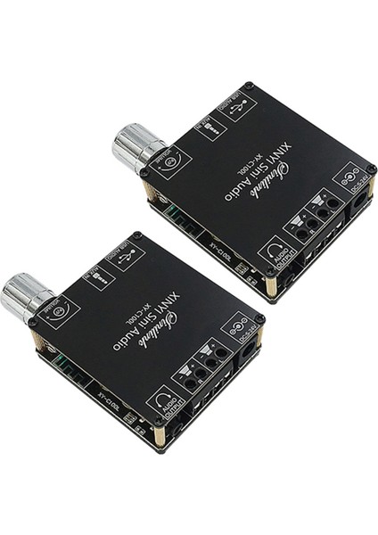 Ξ Ny Ue Zhang 2x XY-C100L Hıfı 100WX2 Bluetooth 5.0 Yüksek Güç Dijital Stereo Amplifikatör Kurulu Aux USB Amp Amplificador Ev Sineması (Yurt Dışından)