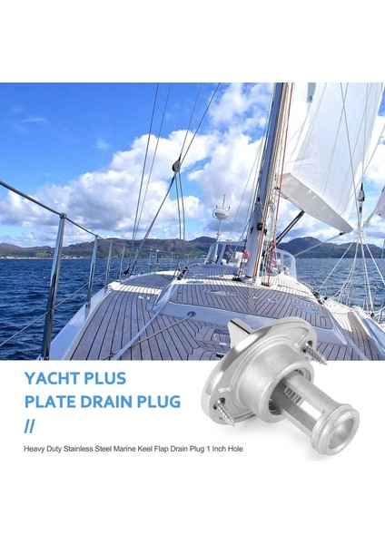 Ξ Ny Ue Zhang Oval Garboard Tahliye Tapası Deniz 316 Paslanmaz Çelik Tahliye Tapası 1 Inç Delikli Tekne Kıç Yatırması Tahliye Tapası Vidalı (Yurt Dışından)