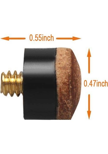 Ξ Ny Ue Zhang 12 Takım 12MM Bilardo Bilardo Isteka Ipuçları Pirinç Vida Yedek Ipuçları Havuz Isteka Yüksük ile Bilardo Bilardo Ipuçları (Yurt Dışından) indirimleri