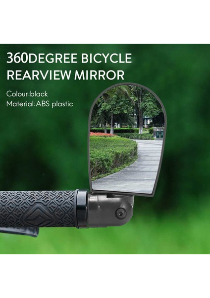 Ξ Ny Ue Zhang Bar Sonu Bisiklet Aynaları Gidon Için 2 Adet 360 Dönebilen Güvenli Dikiz Aynası Dağ Yol Bisikleti Bisiklet Motosiklet (Yurt Dışından) fırsatları