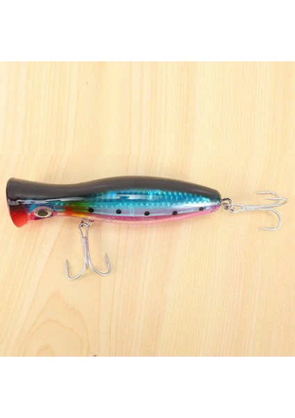 Ξ Ny Ue Zhang Adet Popper Balıkçılık 3D Tiz Kanca ile 12 cm 42G Topwater Sert Cazibesi Yumuşak Isca Yapay Balıkçılık Sahte Yemli Olta Takımları (Yurt Dışından)