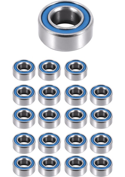 Ξ Ny Ue Zhang 20PCS MR105- 5X10X4MM Rulmanlı Çelik Çift Korumalı Minyatür, Mavi (Yurt Dışından) fiyatları