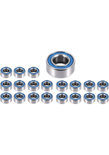 Ξ Ny Ue Zhang 20PCS MR105- 5X10X4MM Rulmanlı Çelik Çift Korumalı Minyatür, Mavi (Yurt Dışından) modelleri